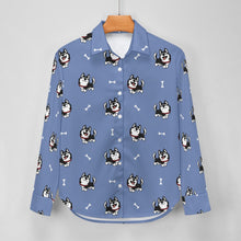 Load image into Gallery viewer, Cheerful Husky Love Women's Shirt-14