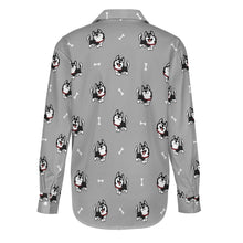 Load image into Gallery viewer, Cheerful Husky Love Women's Shirt-26