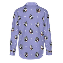 Load image into Gallery viewer, Cheerful Husky Love Women's Shirt-28