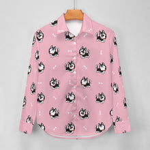 Load image into Gallery viewer, Cheerful Husky Love Women's Shirt-3