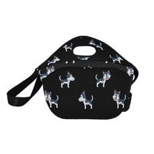 Load image into Gallery viewer, Cheerful Husky Pup Neoprene Lunch Bag-13