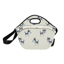 Load image into Gallery viewer, Cheerful Husky Pup Neoprene Lunch Bag-2