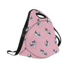 Load image into Gallery viewer, Cheerful Husky Pup Neoprene Lunch Bag-8