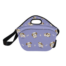 Load image into Gallery viewer, Cheerful Lhasa Apso Playtime Adventures Neoprene Lunch Bag-11