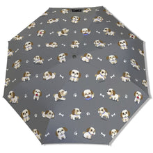 Load image into Gallery viewer, Cheerful Lhasa Apso Playtime Adventures Umbrella-Accessories-Accessories,Dog Mom Gifts,Lhasa Apso,Umbrella-5