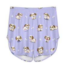 Load image into Gallery viewer, Cheerful Lhasa Apso Playtime Adventures Women's Cami and Shorts Pajama Set-7