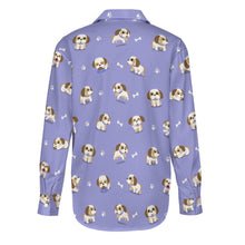 Load image into Gallery viewer, Cheerful Lhasa Apso Playtime Adventures Women's Shirt-19