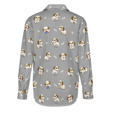 Load image into Gallery viewer, Cheerful Lhasa Apso Playtime Adventures Women's Shirt-22