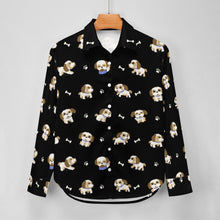 Load image into Gallery viewer, Cheerful Lhasa Apso Playtime Adventures Women's Shirt-27