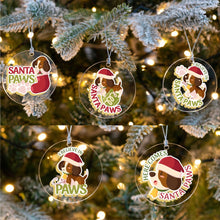 Load image into Gallery viewer, Santa Paws Beagle Christmas Tree Ornaments - 6 Designs-Christmas Ornament-Beagle, Christmas-5