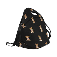 Load image into Gallery viewer, Cheerful Pit Bull Puppy Neoprene Lunch Bag-19