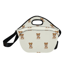 Load image into Gallery viewer, Cheerful Pit Bull Puppy Neoprene Lunch Bag-4