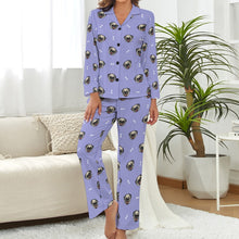 Load image into Gallery viewer, Cheerful Pug Charm Pajamas Set for Women-26