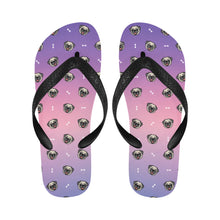 Load image into Gallery viewer, Cheerful Pug Charm Unisex Slippers - 9 Colors-Footwear-Accessories,Dog Dad Gifts,Dog Mom Gifts,Pug,Slippers-3