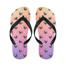 Load image into Gallery viewer, Cheerful Pug Charm Unisex Slippers - 9 Colors-Footwear-Accessories,Dog Dad Gifts,Dog Mom Gifts,Pug,Slippers-4