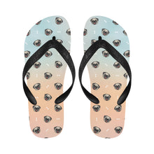 Load image into Gallery viewer, Cheerful Pug Charm Unisex Slippers - 9 Colors-Footwear-Accessories,Dog Dad Gifts,Dog Mom Gifts,Pug,Slippers-6