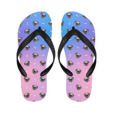 Load image into Gallery viewer, Cheerful Pug Charm Unisex Slippers - 9 Colors-Footwear-Accessories,Dog Dad Gifts,Dog Mom Gifts,Pug,Slippers-1