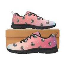 Load image into Gallery viewer, Cheerful Pug Charm Women's Breathable Sneakers - 7 Gradients-35
