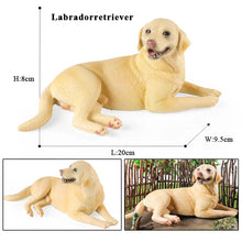 Load image into Gallery viewer, Cheerful Yellow Labrador Retriever Figurine – Lying Pose-dog model 3-1