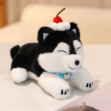 Load image into Gallery viewer, Cherry Tart Alaskan Malamute Stuffed Animal Plush Toys-T4 blue bib-20cm-14