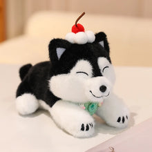 Load image into Gallery viewer, Cherry Tart Alaskan Malamute Stuffed Animal Plush Toys-T4 green bib-20cm-15