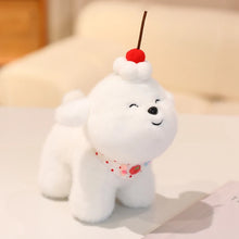 Load image into Gallery viewer, Cherry Tart Bichon Frise Stuffed Animal Plush Toys-T3 white bib-20cm-11