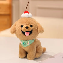 Load image into Gallery viewer, Cherry Tart Doodle Stuffed Animal Plush Toys-Doodle,Goldendoodle,Labradoodle,Toy Poodle-T1 green bib-20cm-10