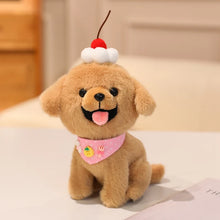 Load image into Gallery viewer, Cherry Tart Doodle Stuffed Animal Plush Toys-Doodle,Goldendoodle,Labradoodle,Toy Poodle-T1 pink bib-20cm-1