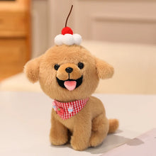 Load image into Gallery viewer, Cherry Tart Doodle Stuffed Animal Plush Toys-Doodle,Goldendoodle,Labradoodle,Toy Poodle-T1 red bib-20cm-13