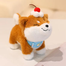 Load image into Gallery viewer, Cherry Tart Shiba Inu Stuffed Animal Plush Toys-T2 blue bib-20cm-11