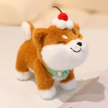 Load image into Gallery viewer, Cherry Tart Shiba Inu Stuffed Animal Plush Toys-T2 green bib-20cm-12