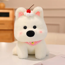 Load image into Gallery viewer, Cherry Tart West Highland Terrier Stuffed Animal Plush Toys-Pink Button Scarf-25cm-14