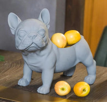 Load image into Gallery viewer, Chic French Bulldog Key Caddy - Large - Modern Resin Storage Solution-Home Decor-French Bulldog, Home Decor, Statue-Gray-10