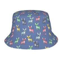 Load image into Gallery viewer, Chihuahua Infinite Chihuahua Love Bucket Hat-Hats &amp; Caps-Slate Blue-One Size-3