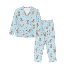 Load image into Gallery viewer, Chihuahua Pajamas for Women - XL Available - Fawn Chihuahuas Doing Yoga-Pajamas-Apparel,Chihuahua,Dog Mom Gifts,Pajamas-9