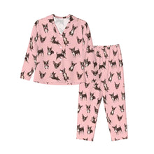 Load image into Gallery viewer, Chihuahua Pajamas for Women - XL Available - Yes I Love Black and White Chihuahuas-Pajamas-Apparel,Boxer,Dog Mom Gifts,Pajamas-9