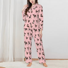 Load image into Gallery viewer, Chihuahua Pajamas for Women - XL Available - Yes I Love Black and White Chihuahuas-Pajamas-Apparel,Boxer,Dog Mom Gifts,Pajamas-Pink-XS-2