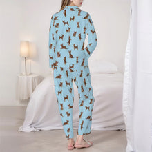 Load image into Gallery viewer, Chihuahua Pajamas for Women - XL Available - Yes I Love Chocolate and Tan Chihuahuas-Pajamas-Apparel,Dog Mom Gifts,Pajamas,Wire Fox Terrier-6