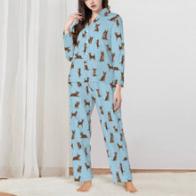 Load image into Gallery viewer, Chihuahua Pajamas for Women - XL Available - Yes I Love Chocolate and Tan Chihuahuas-Pajamas-Apparel,Dog Mom Gifts,Pajamas,Wire Fox Terrier-1
