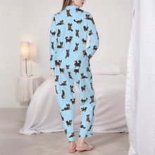 Load image into Gallery viewer, Chihuahua Pajamas for Women - XL Available - Yes I Love Long Haired Black and Tan Chihuahuas-Pajamas-Apparel,Chihuahua,Dog Mom Gifts,Pajamas-6