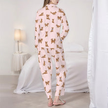 Load image into Gallery viewer, Chihuahua Pajamas for Women - XL Available - Yes I Love Long Haired Red Chihuahuas-Pajamas-Apparel,Dog Mom Gifts,German Shepherd,Pajamas-5