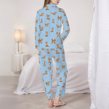 Load image into Gallery viewer, Chihuahua Pajamas for Women - XL Available - Yes I Love Long Haired Red Chihuahuas-Pajamas-Apparel,Dog Mom Gifts,German Shepherd,Pajamas-6