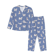 Load image into Gallery viewer, Chihuahua Pajamas for Women - XL Available - Yes I Love Long-Haired White Chihuahuas-Pajamas-Apparel,Boxer,Dog Mom Gifts,Pajamas-9