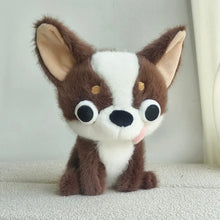 Load image into Gallery viewer, Chihuahua Stuffed Animals - 4 Coat Colors - Small Googly Eyed Chihuahua Plush Toys-15cm brown white yp-see choice option-16