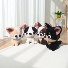 Load image into Gallery viewer, Chihuahua Stuffed Animals - 4 Coat Colors - Small Googly Eyed Chihuahua Plush Toys-6