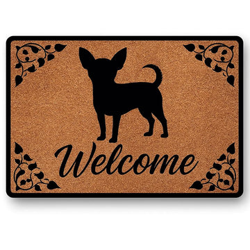 Chihuahua Welcome Door Mat 360x