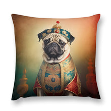 Load image into Gallery viewer, Chinese Emperor Fawn Pug Plush Pillow Case-Cushion Cover-Dog Dad Gifts, Dog Mom Gifts, Home Decor, Pillows, Pug-2