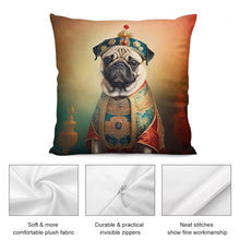Load image into Gallery viewer, Chinese Emperor Fawn Pug Plush Pillow Case-Cushion Cover-Dog Dad Gifts, Dog Mom Gifts, Home Decor, Pillows, Pug-6