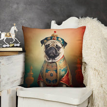 Load image into Gallery viewer, Chinese Emperor Fawn Pug Plush Pillow Case-Cushion Cover-Dog Dad Gifts, Dog Mom Gifts, Home Decor, Pillows, Pug-8