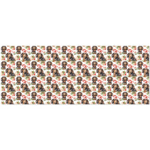 Load image into Gallery viewer, Chocolate and Tan Dachshund Christmas Gift Wrapping Paper - 2 Rolls-Black30-ONE SIZE-1
